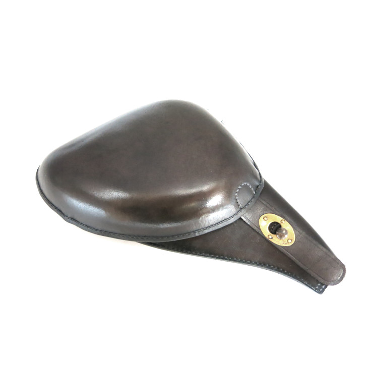 Superbe etui cuir pour revolver 1892 jambon couleur noire