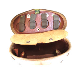 Etui cuir pour jumelles Francaise ref ju 60
