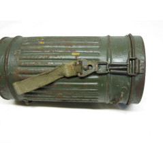 Boite vide de masque a gaz WH originale daté 1937 ref bo 511