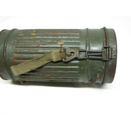 Boite vide de masque a gaz WH originale daté 1937 ref bo 511