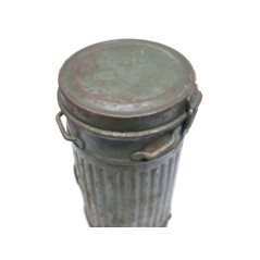 Boite vide de masque a gaz WH originale daté 1937 ref bo 511