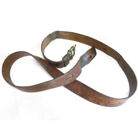 Bretelle cuir lisse fusil Mauser 98 39/45