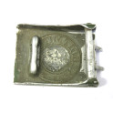 Boucle Alu originale de ceinturon Wehrmacht  39/45  denazifiée ref 444