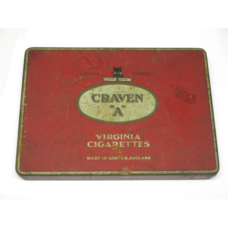 Boite métallique cigarettes CRAVEN US 39/45 Box 208