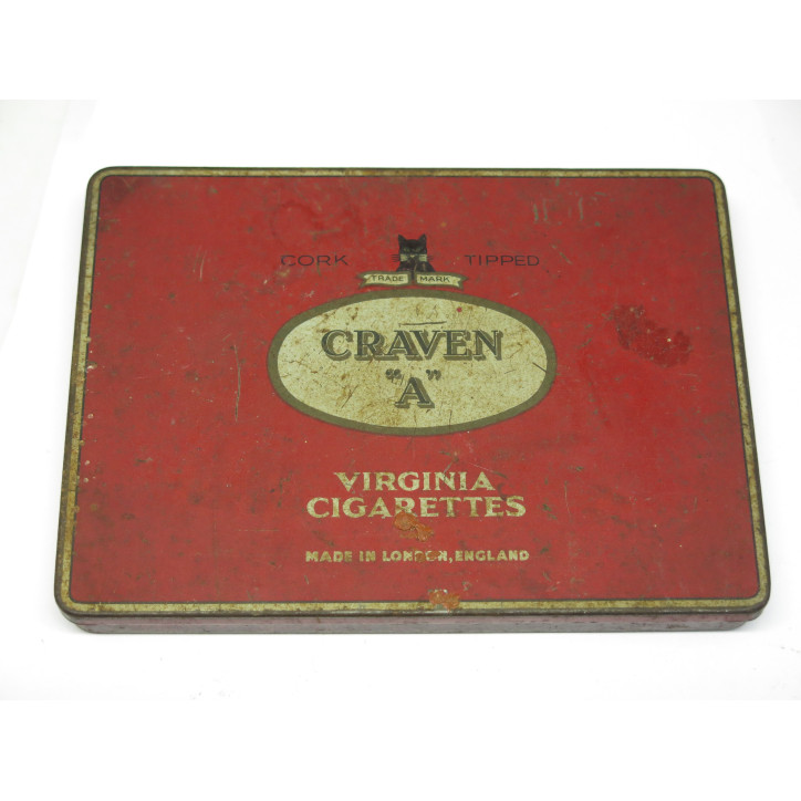 Boite métallique cigarettes CRAVEN US 39/45 Box 208