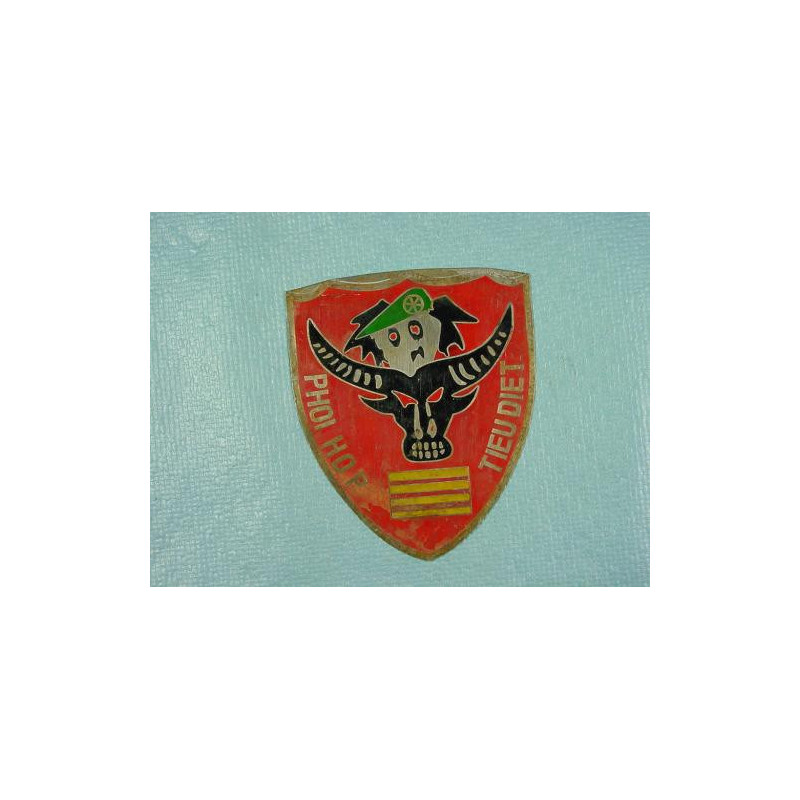 Plaque Speciale forces Sud Vietnam ARVN Phoi hop tieu diet  box 211