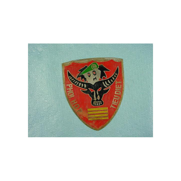 Plaque Speciale forces Sud Vietnam ARVN Phoi hop tieu diet  box 211