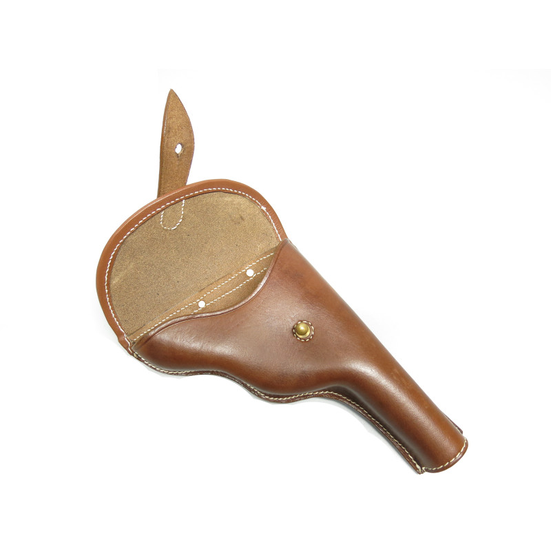 Etui cuir réglementaire revolver Gasser 1898