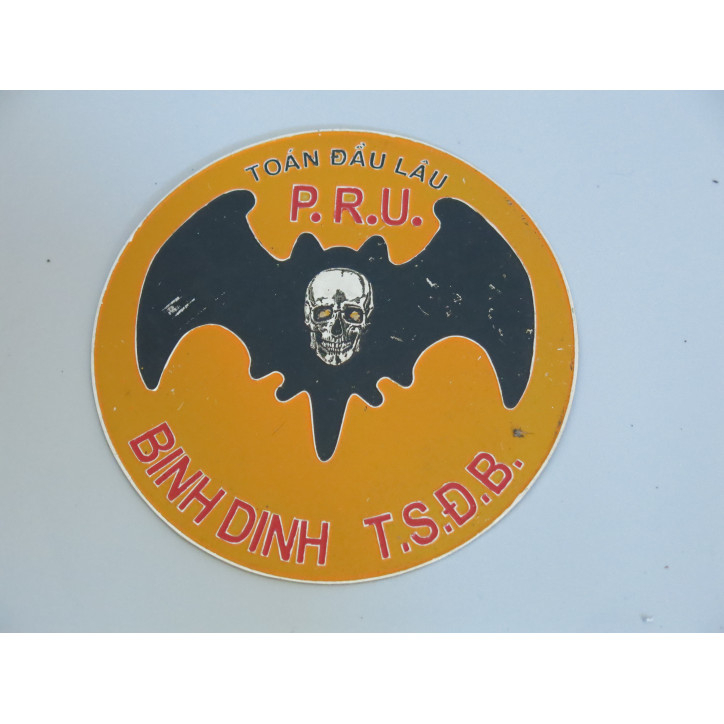 Plaque originale  PRU Binh Dinh TSDB   US Vietnam   ref box 211 
