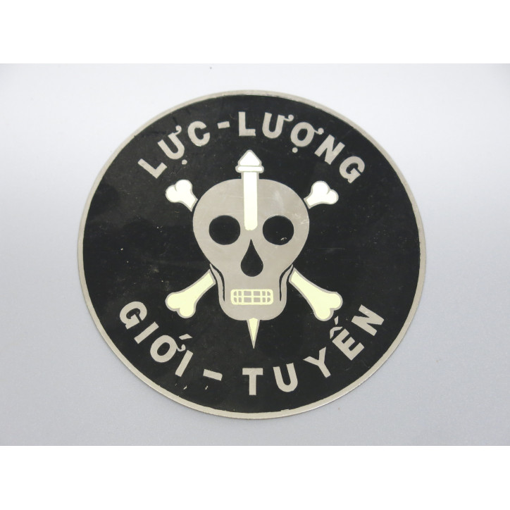 Plaque ARVN  LUC LUONG Gioi Tuyen Vietnam ref box 211