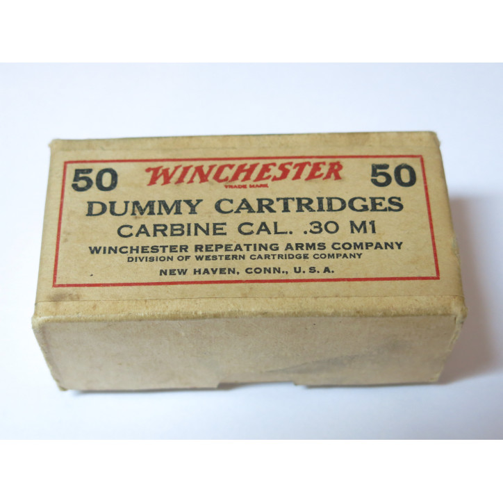 Boite vide DUMMY originale de cartouches carabine USM1 Winchester 1944  