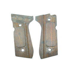 Plaquettes bois  de crosse pistolet Beretta 92 ref cr10 box 217 