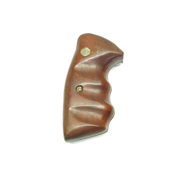 Paire de plaquettes de crosse  bois revolver Smith et Wesson  ref 100 box 217