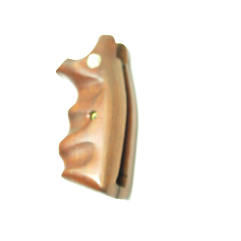 Paire de plaquettes de crosse  bois revolver Smith et Wesson  ref 100 box 217