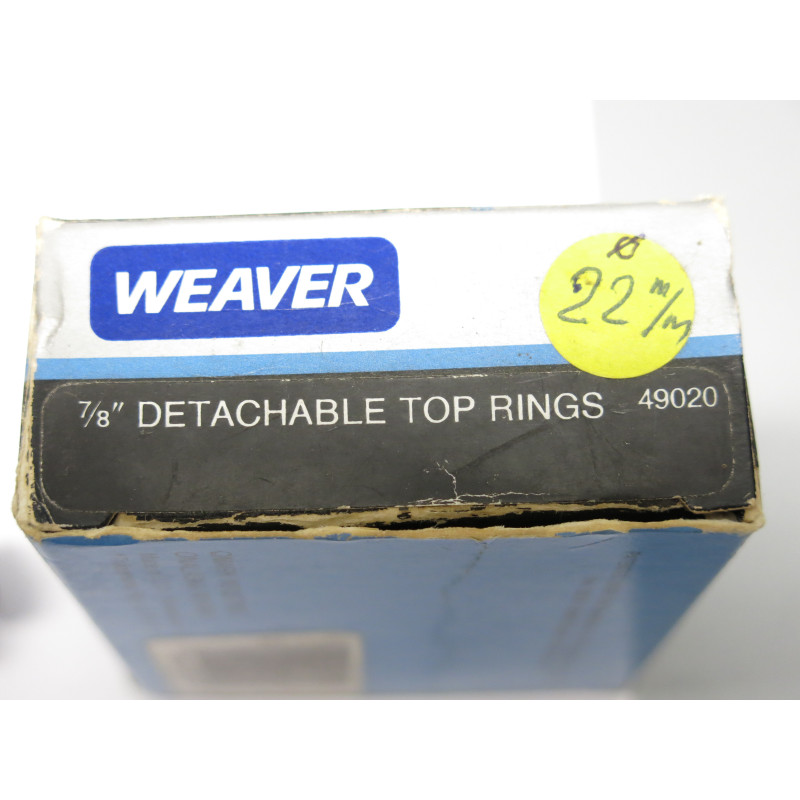 Support de lunette Weaver diametre 22 mm   ref 133  box 218  