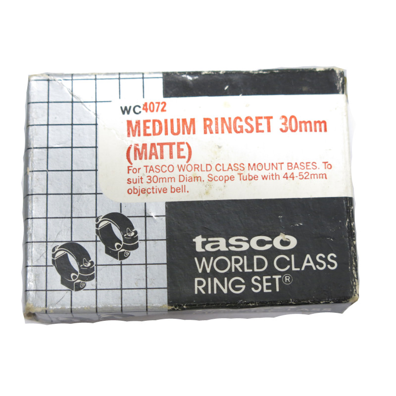 Collier  de lunette TASCO  diametre 30 mm   ref 899 box 218  