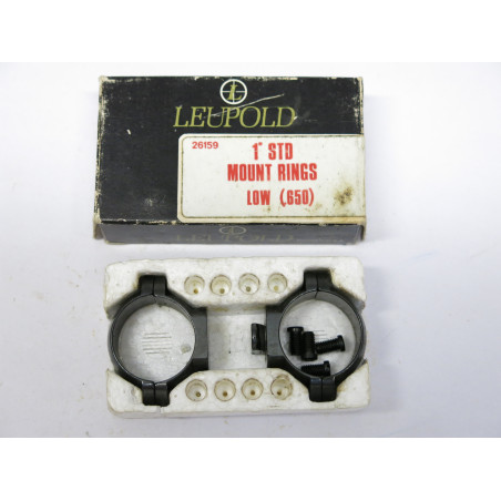 Collier de lunette Leupold acier diametre 1 pouce ref 191 box 218