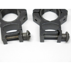 Collier de lunette alu diametre 30 mm rail 20 mm ref 855 box 219