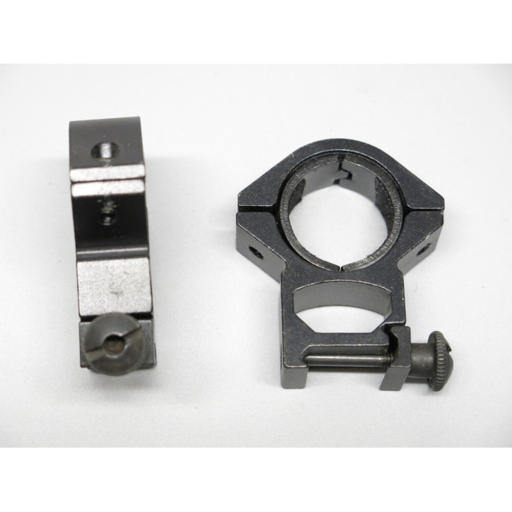 Collier  de lunette alu  diametre 30 mm  rail 20 mm ref  855  box 219