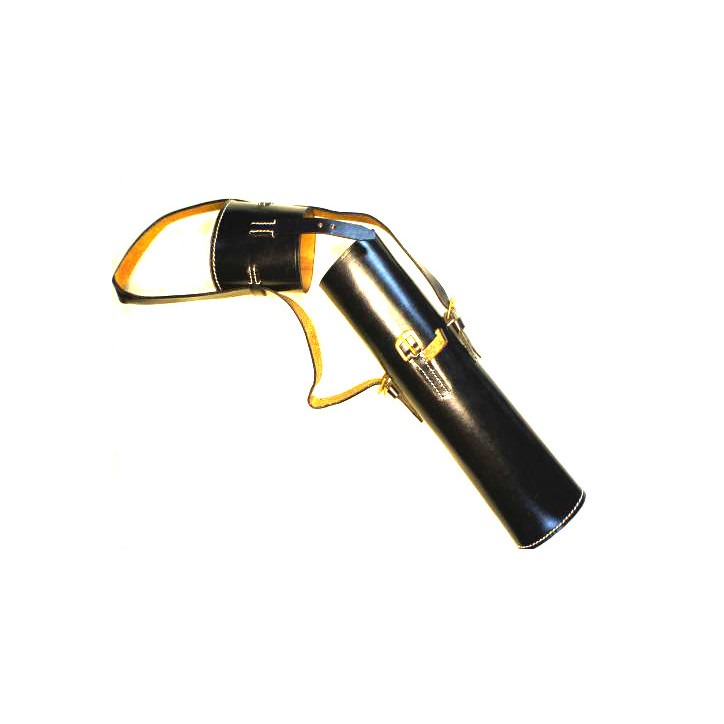 Etui cuir porte  lunette repro ref mill noir