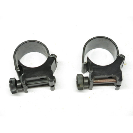 Collier de lunette acier noir diametre 26 mm rail 1 pouce ref 962 box 219