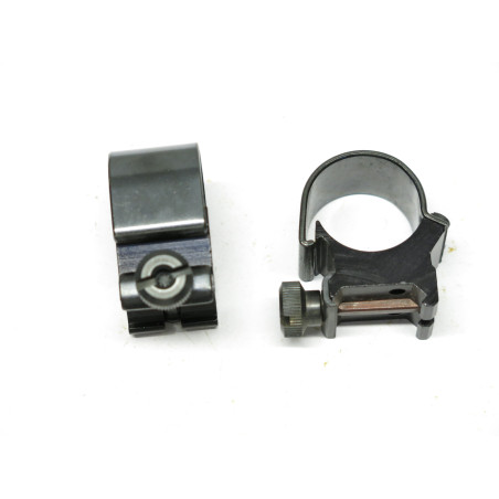 Collier de lunette acier noir diametre 26 mm rail 1 pouce ref 962 box 219