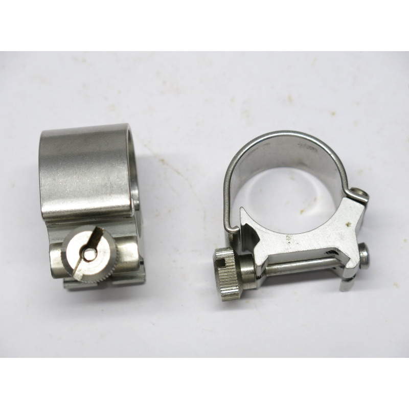 Collier  de lunette Weaver alu blanc  diametre 26 mm  rail 1 pouce ref  982  box 219