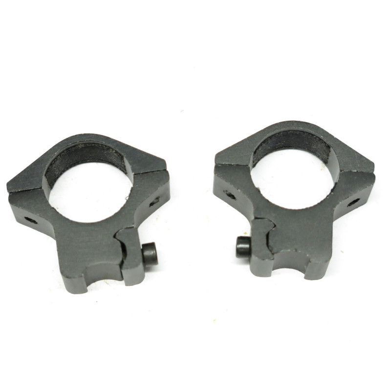 Collier  de lunette alu noir  diametre 26 mm  rail 1 pouce ref  988  box 219