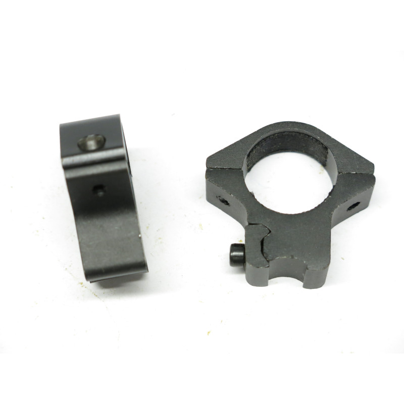 Collier  de lunette alu noir  diametre 26 mm  rail 1 pouce ref  988  box 219