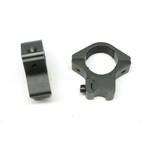 Collier de lunette alu noir diametre 26 mm rail 1 pouce ref 988 box 219