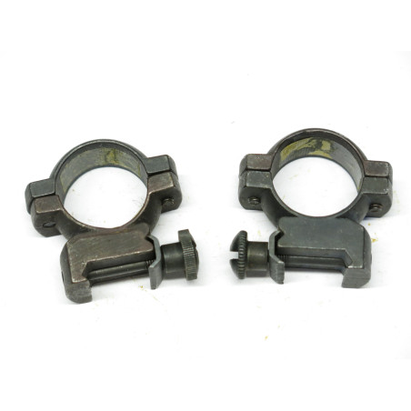 Collier de lunette Weaver acier noir diametre 26 mm rail 1 pouce ref 999 box 219