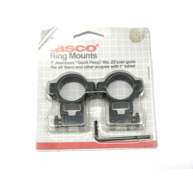 Collier  de lunette TASCO  alu  noir  diametre 26 mm  rail 14 mm  ref  877 box 219