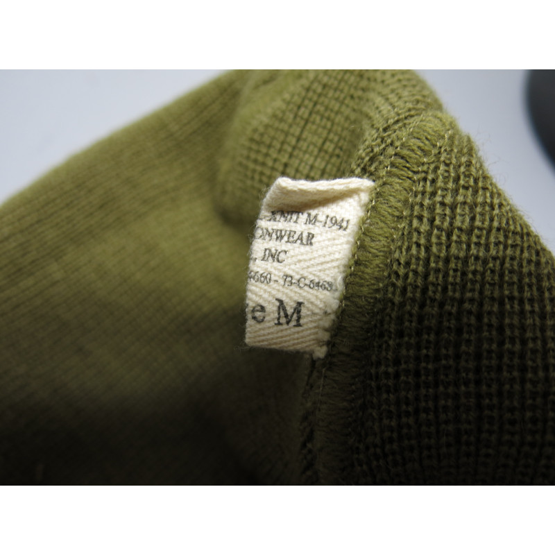 Casquette d'hiver US originale BEANIE en laine  1941 ref ca 88 box 220