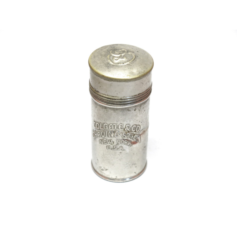 Petit pot inox US army Colgate Shaving stick  ref 90 box 221 