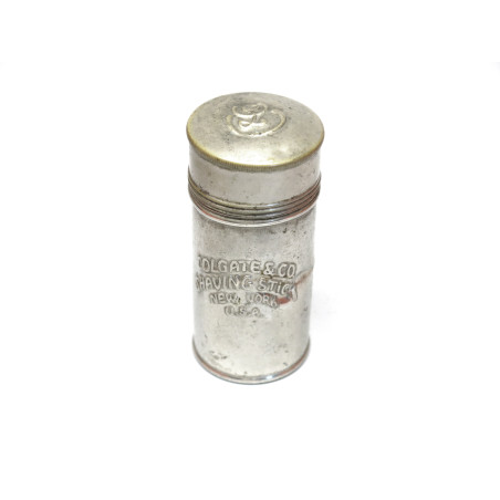 Petit pot inox US army Colgate Shaving stick  ref 90 box 221 
