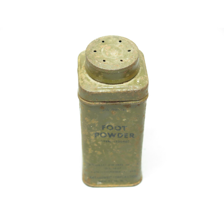 Pot métal Foot Powder US ww2 ref 100 box 221 