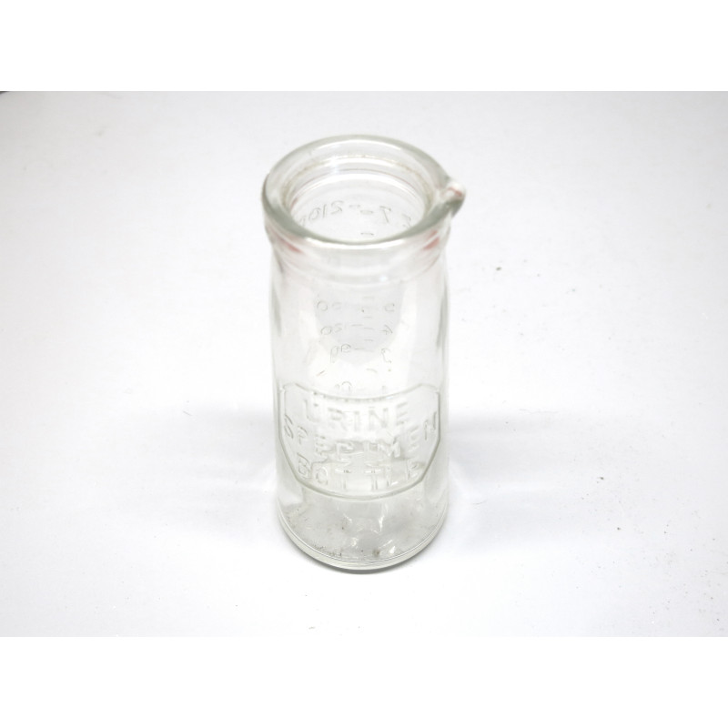 Pot verre medical pour urine  US ww2 ref 110 box 221 