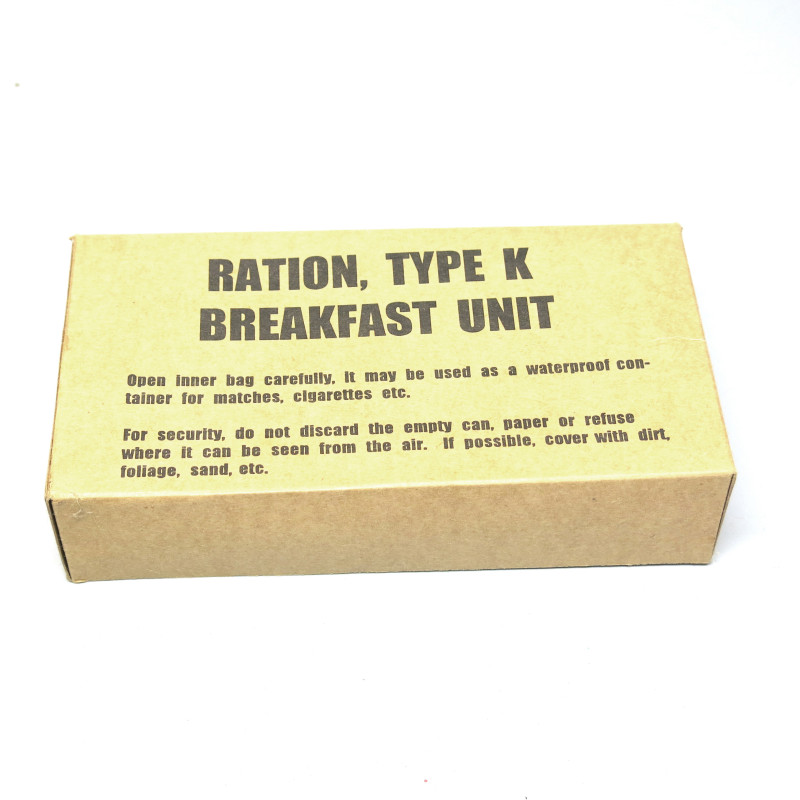 Ration type K Breakfast unit B ref 1 box 222    