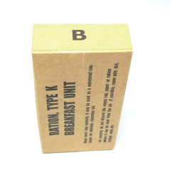 Ration type K Breakfast unit B ref 1 box 222