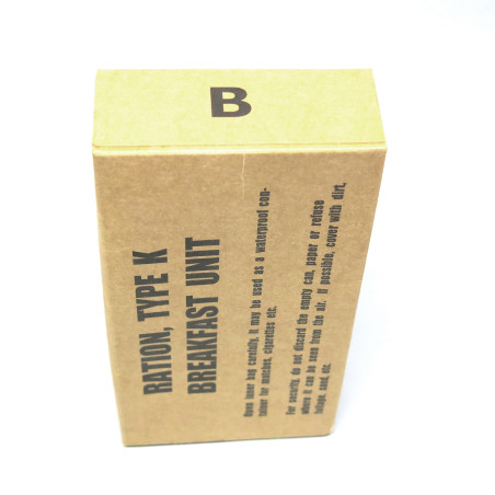 Ration type K Breakfast unit B ref 1 box 222