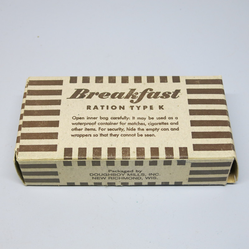Ration type K Breakfast unit B ref  2 box 222    