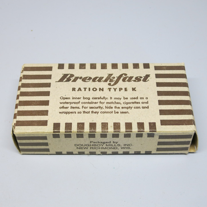 Ration type K Breakfast unit B ref  2 box 222    