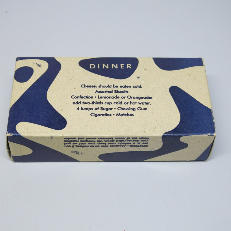 Ration type K DINNER  D ref  5  box 222    