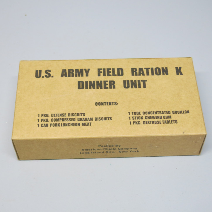 Ration type K DINNER  D ref 6  box 222    
