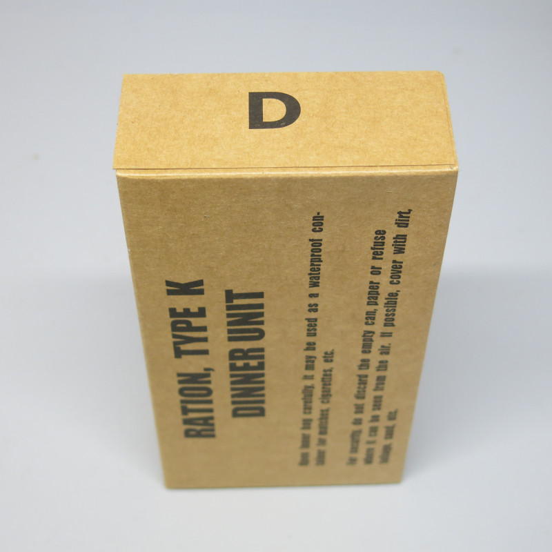 Ration type K DINNER  D ref 6  box 222    