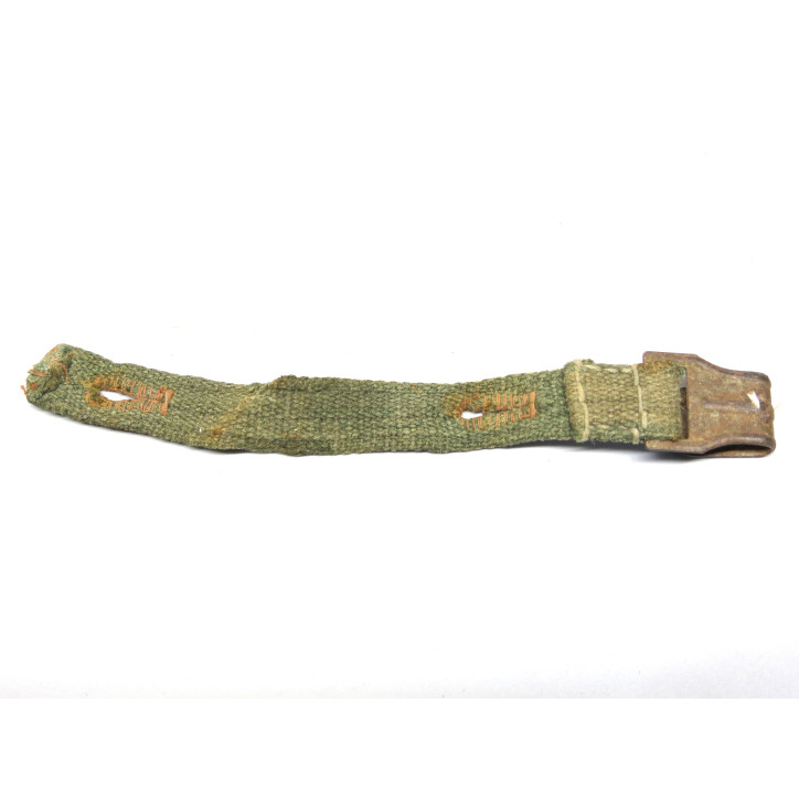 Petite sangle originale de masque a gaz Allemand ww2  ref 95  box 220
