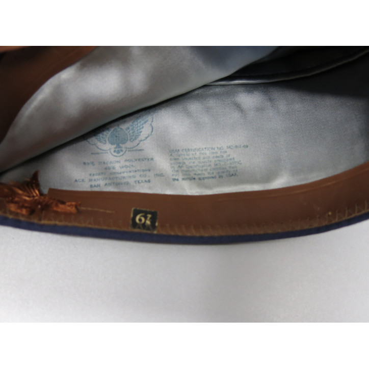 Calot USAF Cap Garrison   taille 6 7/8  re 44  box 220 