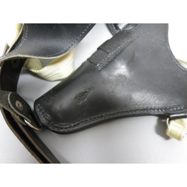 Holster de poitrine en  cuir Scorpion pour revolver 3 pouces ref et 66 box 220 