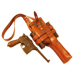 Brelage cuir C96 Schnellfeuer 712 double chargeur