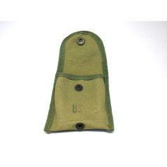 Pouch coton pour pansement ou boussole US Vietnam état neuf Réf box 195 